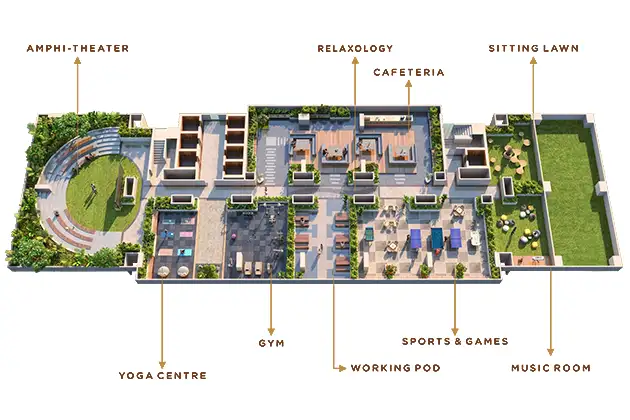Qualcom The Altitude Turbhe Floor Plans