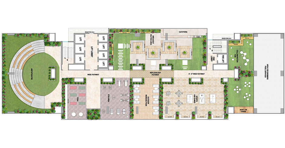 Qualcom Turbhe Floor Layout Plan